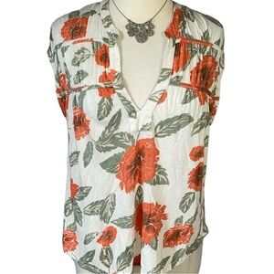 Floral Print Women's Top